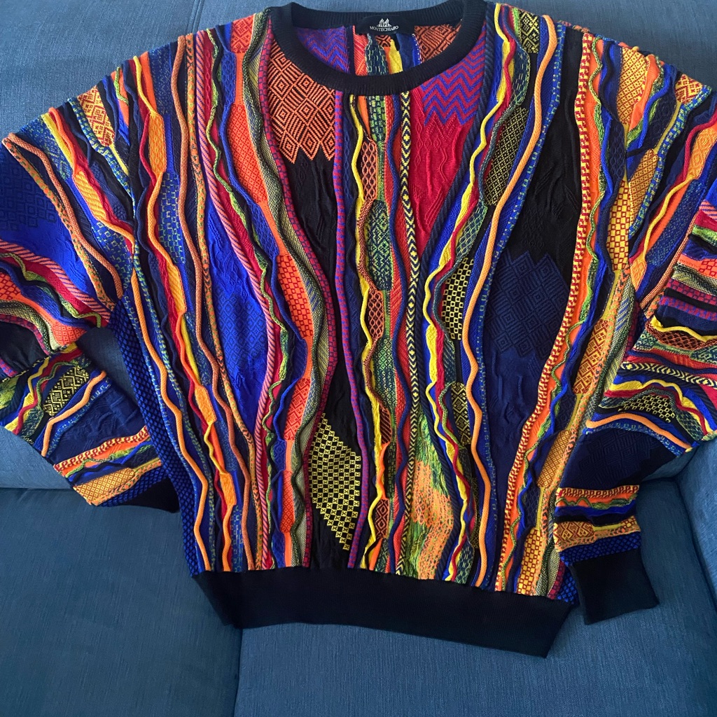 Vintage Inspired Montechiaro 3-D Sweater